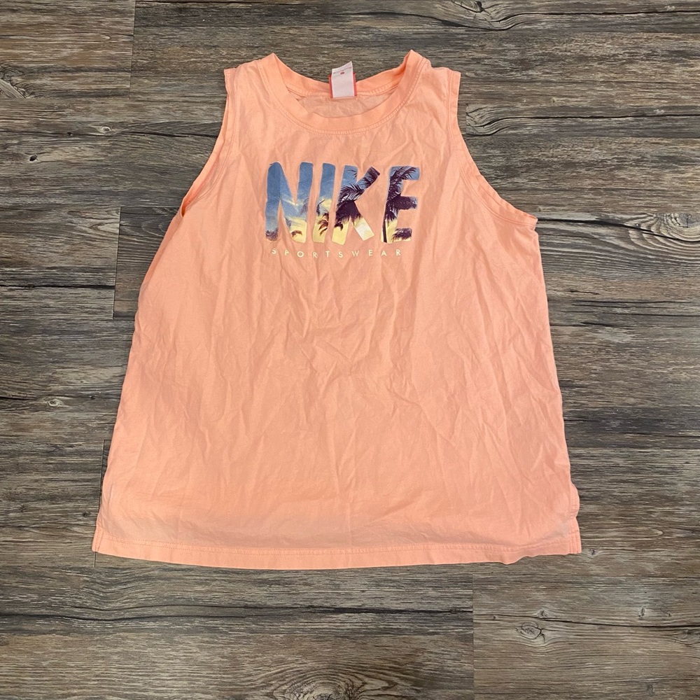 Light orange womens nike tank top